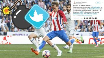 En Twitter lo dan por hecho: Griezmann al Madrid por 200M€