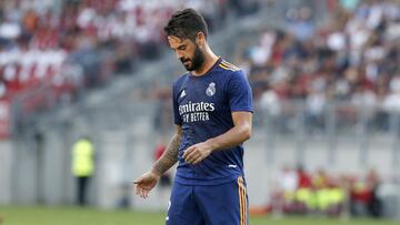 Isco, durante el Milan-Real Madrid de pretemporada.