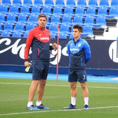 Bustinza da esperanzas a la defensa del Leganés