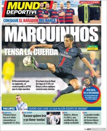 Portadas de la prensa mundial