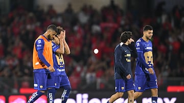Jose Caicedo of Pumas during the 9th round match between Pumas UNAM and Toluca as part of the Liga BBVA MX Varonil, Torneo Clausura 2026 at Olimpico Universitario Stadium, on March 03, 2026 in Mexico City, Mexico.