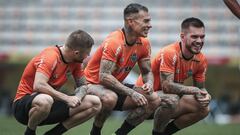 Atlético de Eduardo Vargas igualó al Cruzeiro de Maldonado