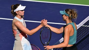 No. 10 Elena Rybakina beat defending champion and doubles partner Paula Badosa, 6-3, 7-5, to eliminate her from the tournament.