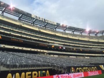 Colombia reconoce y entrena en el MetLife, estadio de Los Gigantes de Nueva York