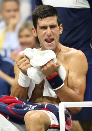 Novak Djokovic ante Feliciano López.