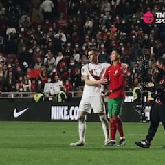 Incendio en Portugal: atentos a la escena de Cristiano con su entrenador tras ir a la repesca