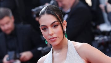 CANNES, FRANCE - MAY 25: Georgina Rodríguez attends the screening of "Elvis" during the 75th annual Cannes film festival at Palais des Festivals on May 25, 2022 in Cannes, France. (Photo by Vittorio Zunino Celotto/Getty Images)