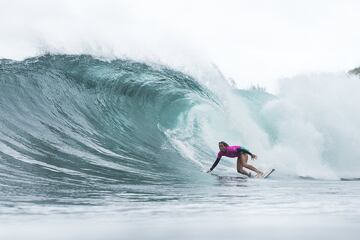Estuvo luchando hasta el final por el título, pero dos novenos puestos en los últimos tres eventos -uno de ellos en Maui- la han condenado. La surfista estadounidense había ganado el Rip Curl Women's Pro Bells Beach y el Outerknown Fiji Women's Pro. 