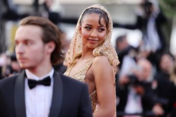 Flora Coquerel durante la alfombra roja del Festival de Cannes 2023.