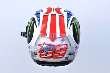 El casco de Rins en Austin.