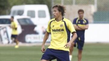 Tomas Pina durante la pretemporada con el Villarreal.
