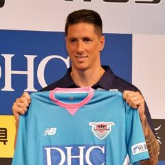 Fernando Torres, presentado ante la afición del Sagan Tosu