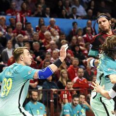 Borko Ristovski mantiene al Barça líder en la Champions