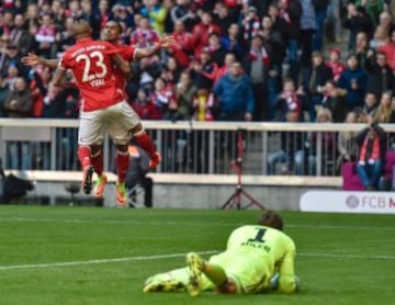 Las imágenes de Arturo Vidal en el triunfo del Bayern Múnich por 8-0 ante el Hamurgo