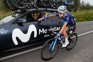 El colombiano Einer Augusto Rubio de Movistar Team.