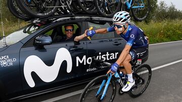 El colombiano Einer Augusto Rubio de Movistar Team.