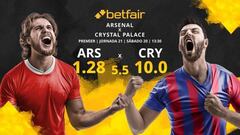Arsenal FC vs. Crystal Palace FC: horario, TV, estadísticas, clasificación y pronósticos