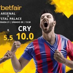 Arsenal FC vs. Crystal Palace FC: horario, TV, estadísticas, clasificación y pronósticos