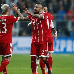 Vidal y el Bayern cumplen con el trámite ante el Besiktas de Medel