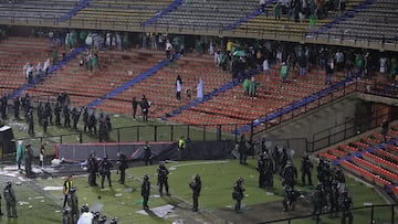 Se suspendió Nacional - América: así fue lo que ocurrió entre hinchas y la policía que lo ocasionó