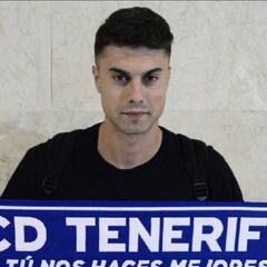 Naranjo: "Venir al Tenerife siempre fue mi primera opción"