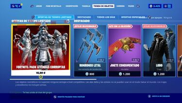Fortnite: Pack Leyendas Corruptas ya disponible; precio y contenidos