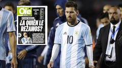 La prensa argentina carga de nuevo contra Messi y su fútbol