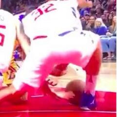 Los Clippers, en vilo: alarmante lesión de Blake Griffin (rodilla)