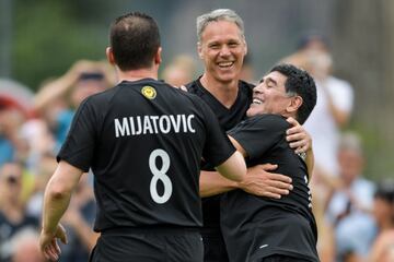 Diego Maradona and Marco van Basten