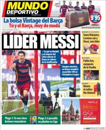 Portadas de la prensa deportiva