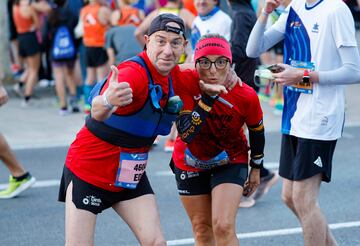 Buen ambiente entre los corredores del Medio Maratón Valencia Trinidad Alfonso Zurich.