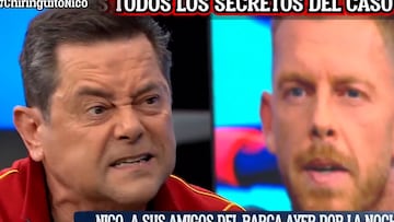 La reacción de Roncero en caliente al no de Nico Williams al Barça: completamente encendido