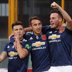 La U goleó a Unión y Henríquez tuvo un regreso soñado