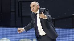 Pablo Laso, entrenador del Real Madrid, durante el partido contra el Retabet Bilbao.