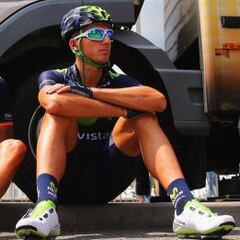 El Movistar aclara que Malori sufrió su caída por un bache