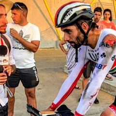 Fernando Gaviria sufre una caída en la primera etapa de La Vuelta