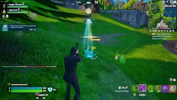 fortnite origenes misiones semana 1 mision inflige daño a oponentes con pistolas o fusiles de tirador