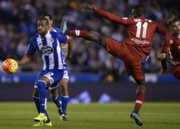 Imágenes de Jackson ante el Depor en la fecha 10 de Liga