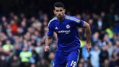 Costa, durante un partido con el Chelsea.