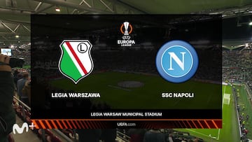 Resumen y goles del Legia vs. Nápoles de la Europa League