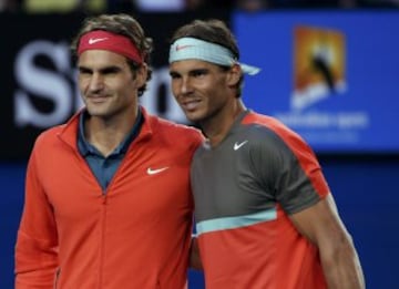 La semifinal entre Nadal y Federer, en imágenes