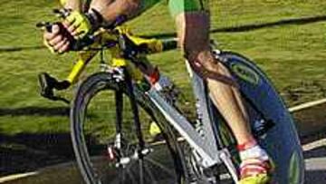 <b>LÍDER.</b> Dominguez ha realizado un magnífica contrarreloj.