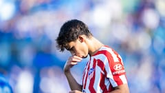 João Félix, en el Getafe-Atlético. El club rojiblanco rechaza una oferta de 130 millones por él.