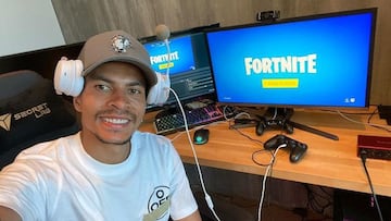 Imagen de Dele Alli jugando al Fortnite.