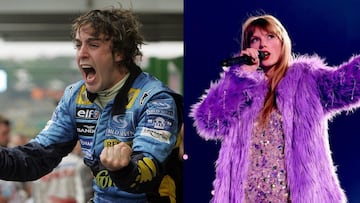 El guiño de Fernando Alonso a Taylor Swift