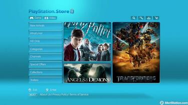PS3 y PSP estrenan hoy su servicio de descarga de películas