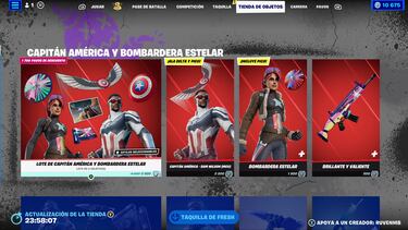 Sam Wilson, el nuevo Capitán América, llega a Fortnite como nueva skin
