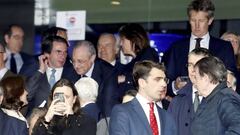 Florentino P&eacute;rez, durante el partido ante el Ajax.