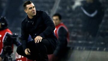 Pablo Guede se fue muy molesto tras la derrota de Colo Colo.