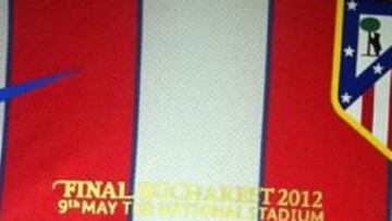 Lista la camiseta del Atlético para la final de Bucarest